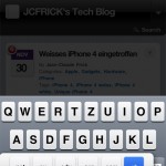 iOS 4.2.1 mit Schweizer Tastatur