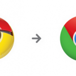 Google erklärt neues Chrome Logo