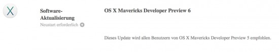 OS X Mavericks Beta 6 Download